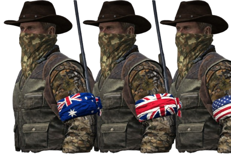 National flag armband examples